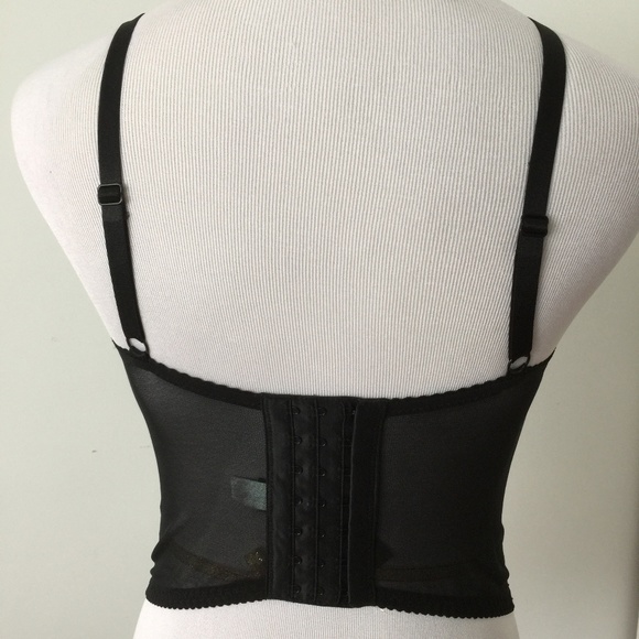 Bebe Floral Sequin Bralette Top in black - Picture 6 of 8